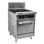 TRUEHEAT 4 BURNER GAS OVEN RANGE