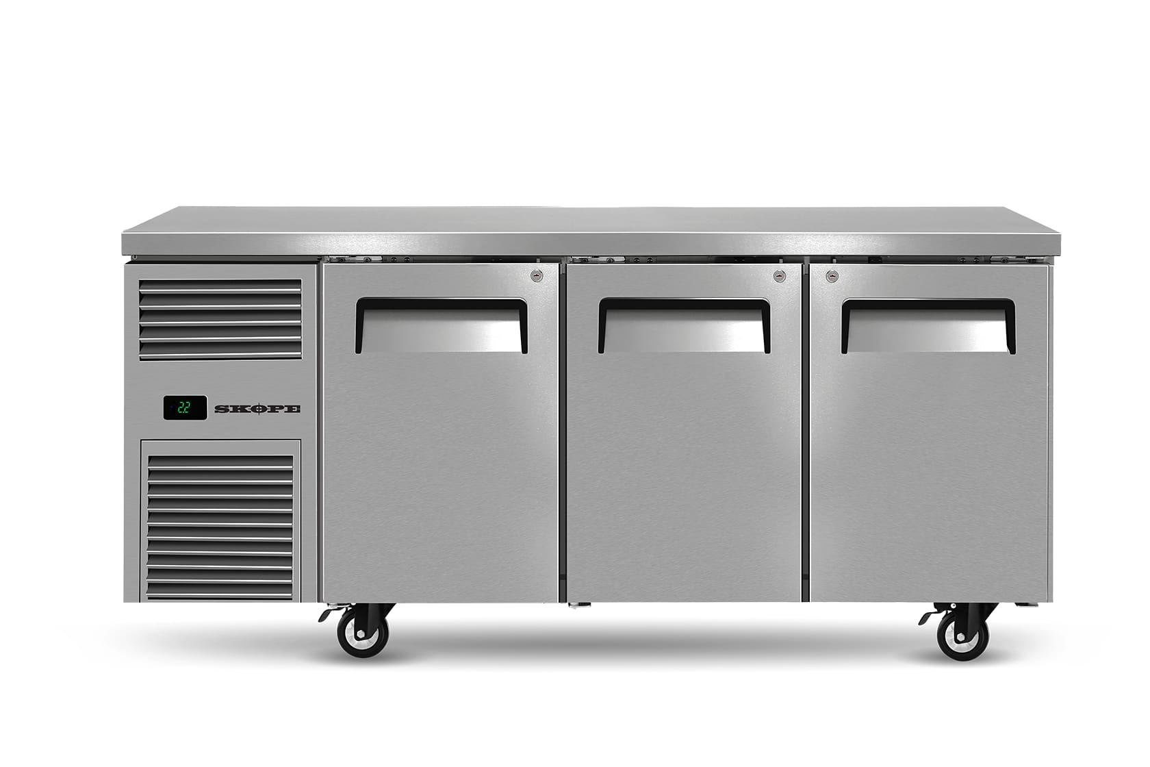 SKOPE REFLEX 3 SOLID DOOR 1/1 GN UNDERBENCH FRIDGE