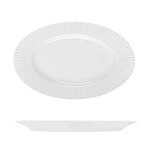 RAK METROPOLIS OVAL PLATE WIDE RIM 320mmL x 200mmW