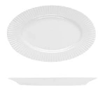 RAK METROPOLIS OVAL PLATE WIDE RIM 380mmL x 265mmW