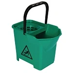 JANTEX 3 PIECE MOP BUCKET GREEN 14Ltr