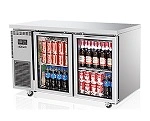 SKIPIO UNDERCOUNTER 2 GLASS DOOR FRIDGE 309 LITRE