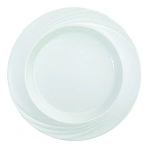 DONNA SENIOR PLATE FLAT 16cm WHITE
