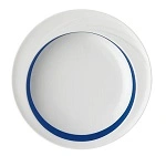 DONNA SENIOR COMFORT PLATE 23cm WIDE BAND BLUE