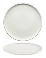 SHIRO WHITE ROUND PLATE FLAT COUPE 280mm x 26mmH 