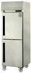 SANDEN SINGLE SOLID SPLIT DOOR FREEZER 610LTR