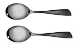 STANLEY ROGERS SOHO ONYX 2 PCE SERVING SPOONS
