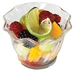 CAMBRO CAMWEAR SWIRL BOWL 148ml CLEAR 24/CTN