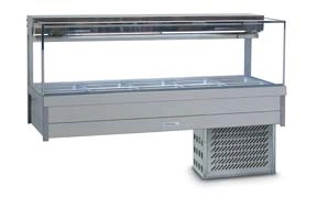 ROBAND SQUARE GLASS COLD FOOD DISPLAY