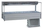 ROBAND SQUARE GLASS COLD FOOD DISPLAY