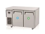 SKIPIO UNDERCOUNTER 2 SOLID DOOR FRIDGE FREEZER