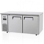 SKIPIO UNDERCOUNTER 2 SOLID DOOR FRIDGE FREEZER