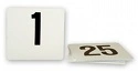 TABLE NUMBER SET LARGE 1-100 BLACK ON WHITE