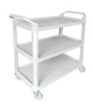 CATER-RAX UTILITY TROLLEY GREY 3 TIER 1020x500x960mm