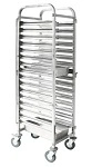 SUNNEX 1/1 GN TROLLEY S/ST 380mmW x 550mmD