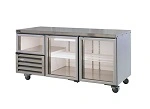 ANVIL 3½ GLASS DOOR BACK BAR REFRIGERATOR 763 LITRE