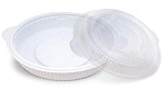 SAFE TO SERVE POLYPROPYLENE CLEAR ROUND LID