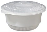 SAFE TO SERVE POLYPROPYLENE WHITE BOWL 300ml
