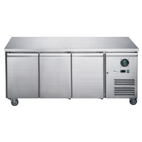 FED-X THREE DOOR S/S THREE DOOR U/B FRIDGE 330 LITRE