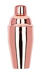 ZANZI CLASSIC CLUB COCKTAIL SHAKER 3PC ROSE GOLD