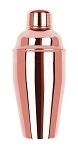 ZANZI CLASSIC CLUB COCKTAIL SHAKER 3PC ROSE GOLD