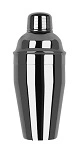 ZANZI CLASSIC CLUB COCKTAIL SHAKER 3PC GUN METAL
