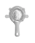 ZANZI 4 PRONG HAWTHORN STRAINER W/ FLAT HANDLE
