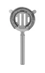 ZANZI PIPE HANDLE BAR STRAINER S/ST