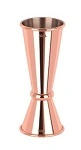 ZANZI TOKYO JIGGER W/ CURLED EDGE ROSE GOLD 15/30ml