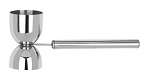 ZANZI PIPE JIGGER W/ HANDLE S/ST 20/40ml