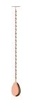 ZANZI TAIL DISK BAR SPOON W/ MUDDLER ROSE GOLD