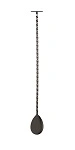 ZANZI TAIL DISK BAR SPOON W/ MUDDLER GUN METAL