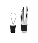 ZANZI WINE STOPPER W/ POURING SPOUT S/ST