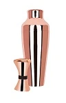 ZANZI 2PCE COCKTAIL SET ROSE GOLD
