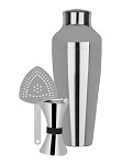 ZANZI 3PCE COCKTAIL SET S/ST 