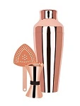 ZANZI 3PCE COCKTAIL SET ROSE GOLD