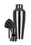 ZANZI 3PCE COCKTAIL SET GUN METAL
