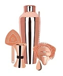 ZANZI 5PCE COCKTAIL SET ROSE GOLD