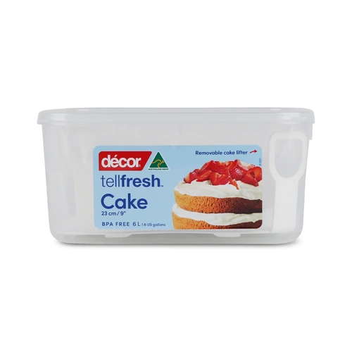 DECOR TELLFRESH CAKE STORER W/ LIFTER 6 LTR
