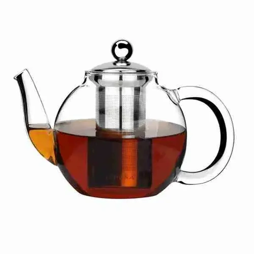 ATHENA LEXI TEAPOT GLASS, WITH STRAINER  600ml