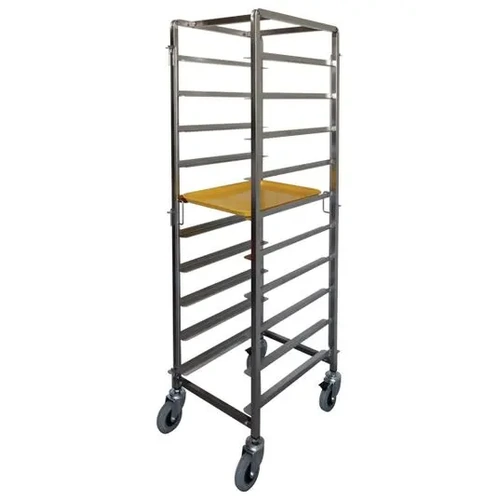 MANTOVA S/ST 10 TIER BREAKFAST TRAY TROLLEY