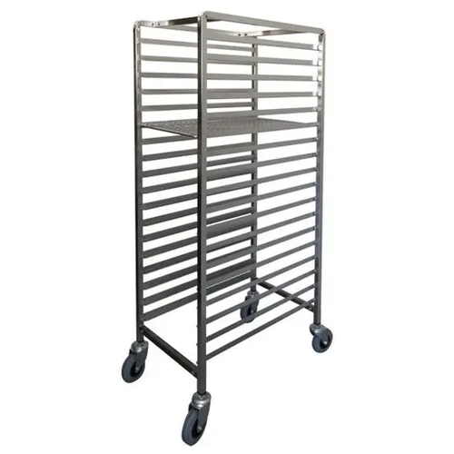 MANTOVA 18 TRAY PASTRY TROLLEY ZINC PLATED