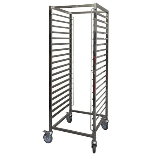 MANTOVA 2/1 GASTRONORM TROLLEY, W/TRAY LOCK 