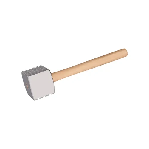 MEAT HAMMER-CAST ALUM WOOD HDL
