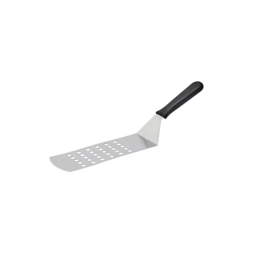 CHEF INOX PERFORATED GRILL TURNER BLACK HANDLE