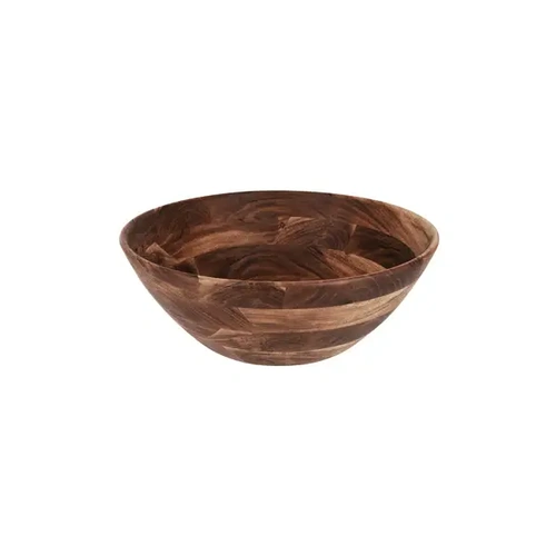 CHEF INOX SERVE ROUND DISPLAY DEEP BOWL ACACIA