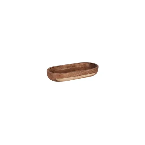 CHEF INOX SERVE OVAL BOWL ACACIA