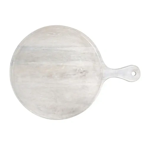 CHEF INOX MANGOWOOD SERVING BOARD ROUND W/ HANDLE