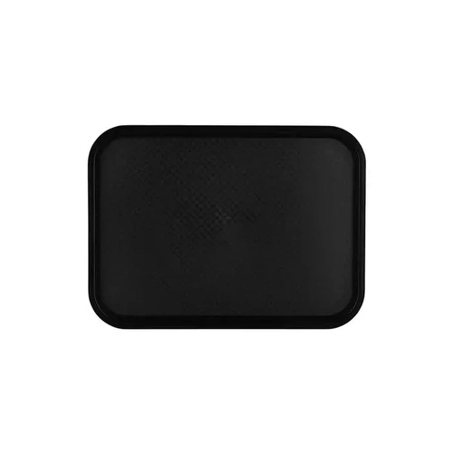 CHEF INOX PLASTIC FOOD TRAY BLACK 300mmW x 400mmL