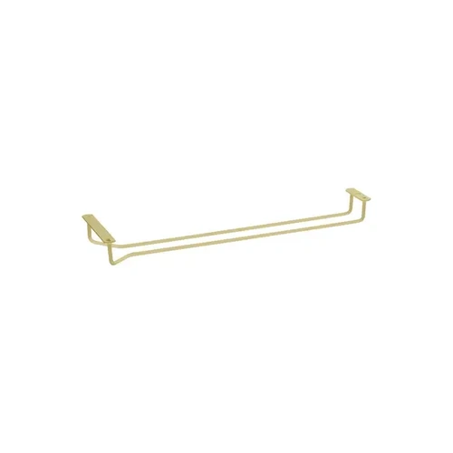 CHEF INOX GLASS HANGER 400mm BRASS PLATE